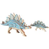  3d drvena slagalica - Stegosaurus (Veliki i mali) | ePonuda.com