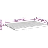 vidaXL Prostirke za kadu 2 kom 70 x 50 cm od bambusa | shoptok.hr
