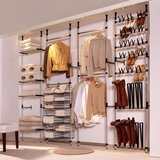 vidaXL Teleskopski stalak za cipele sa šipkama aluminijski | shoptok.hr