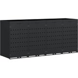  Skladištenje kanti za 4 kante Crna 272 x 77,5 x 121,5 cm | Eponuda.ba