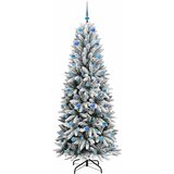  Umjetno božićno drvce Bijela 210 cm PVC, plastika, čelik i PE | shoptok.hr