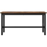  Klupa za blagovanje Dimljeni hrast 100 x 32,5 x 48,5 cm | Eponuda.com