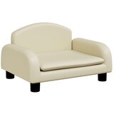 Maison Chic Otroški kavč - Otroški divan - Otroški sedež krem 50x40x30 cm umetno usnje, (21729620) Cene