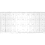  Gabion s žicom debljine 5 mm i mrežom 10x10 cm 450x10x200 cm | shoptok.hr