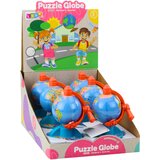 Mini globus sa pokretnim avionom - plavi | shoptok.hr