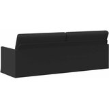SOFA za 3 osobe Crna 220 x 81 x 82 cm Tkanina Slike