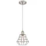 6337240 - visilica na sajli nathan 1xE27/60W/230V srebrna