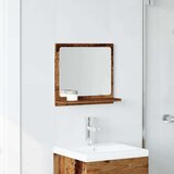 vidaXL Kopalniška omarica z ogledalom starinski les 40x11x37 cm | Shoptok.si