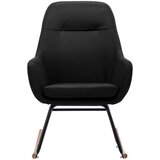  Stolica za ljuljanje od tkanine crna | shoptok.hr