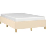  Okvir kreveta bez madraca krem 120x190 cm od tkanine | shoptok.hr