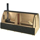 Male kuće Vanjska sauna LARS 238 × 477 cm – bez završnog krovnog pokrova | shoptok.hr