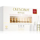 Crescina Transdermic 500 Re-Growth nega za spodbujanje rasti in proti izpadanju las za ženske 20x3,5 ml Cene