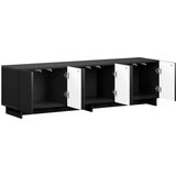  TV stalak 140 x 34,5 x 40 cm Crna Konstruirano drvo | shoptok.hr