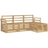  Set vanjskih sofa 4 pcs Bijela 193,5 x 122,5 x 73 cm | shoptok.hr