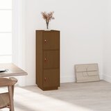 vidaXL Visoka komoda boja meda 34 x 40 x 108,5 cm od masivne borovine Cijene
