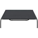  Povišeni krevet za pse crni 150x90x20 cm Oxford tkanina i čelik | Shoptok.si