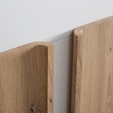 Bessagi Home komoda vira, barva hrasta, bela | Shoptok.si