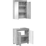  Set namještaja za kupaonicu TULUM Siva Sonoma Konstruirano drvo | shoptok.hr