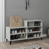 Ormarić za cipele boja betona 102x36x60 cm konstruirano drvo | shoptok.hr