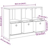  Strani šal s predalom Star les 88,5 x 27,5 x 63,5 cm, (5000233785) | Shoptok.si