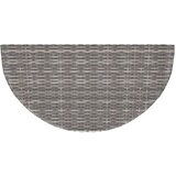 vidaXL Vrtni stol sivi 100 x 50 x 75 cm od poliratana | shoptok.hr