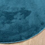  Tepih OVIEDO kratkih vlakana tirkizni Ø 120 cm | shoptok.hr