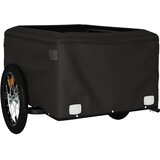  Prikolica za bicikl crno-crvena 45 kg željezna 124 x 62.5 x 52 cm | Shoptok.si