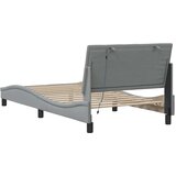  Okvir kreveta bez madraca Hanko svjetlosivi 100x200 cm od tkanine | Eponuda.ba