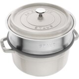 Zwilling staub la cocotte cast iron round pot with insert 40508-822-0 - 3.8 ltr. white truffle cijene