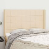  Uzglavlje s ušima krem 147x16x118/128 cm od tkanine Cijene