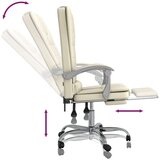  Uredski masažni naslonjač od umjetne kože krem | shoptok.hr