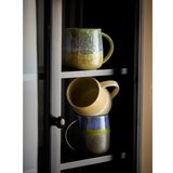 Bloomingville Modre/bež skodelice v kompletu 3 ks iz kamenine 460 ml Cloe – | Shoptok.si