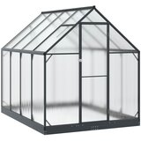  Vrtni staklenik s vratima Antracit 183,5 x 243,5 x 207 cm | shoptok.hr