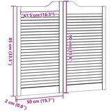  Vrata na rasklapanje Bijela 90 x 50 cm Masivna borovina | shoptok.hr