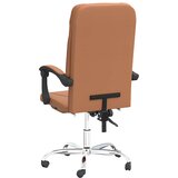  Uredski naslonjač od umjetne kože smeđi Smeđa | Shoptok.si