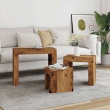 vidaXL Uklapajući stolići za kavu 3 kom boja drva konstruirano drvo | shoptok.hr