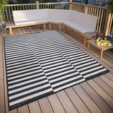 Hanse Home Crno-bijeli unutarnji i vanjski tepih 160x230 cm Viela – | shoptok.hr