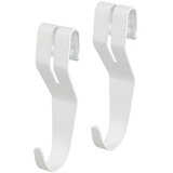 DOLLE Walk In Kavelj za oblačila (Š x V: 2,3 x 14,6 cm, Bela) | Shoptok.si