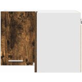 vidaXL viseći ormarić riga dimljeni hrast i bijela 57 x 57 x 40 cm | shoptok.hr