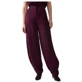 bordo ženske pantalone