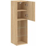 TV ormarići s LED svjetlima 2 kom boja hrasta 30,5x30x102 cm | Shoptok.si