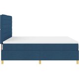  LED Box Spring Krevet s madracem Plava 180 x 200 cm tkanina | shoptok.hr