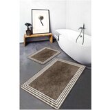 Mila Home Sivorjave žametne kopalniške preproge v kompletu 2 ks 60x100 cm – | Shoptok.si
