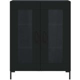  Komoda crna 69 5 x 34 x 90 cm od konstruiranog drva | shoptok.hr