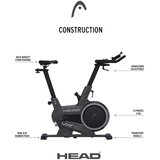 Head sobni bicikl, LED zaslon, kompatibilan Kinomap, Zwift, 32 razine, crni | shoptok.hr