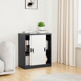MID.YOU ARHIVSKA OMARA antracit, bela | Shoptok.si