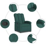  Naslonjač od tkanine tamnozeleni | shoptok.hr