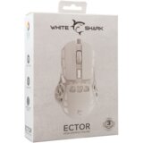 WHITESHARK MIŠ GM-5016 ECTOR / 12.000 DPI - Bijeli | shoptok.hr