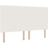  LED Box Spring Krevet s uzglavljem Krema i bijela 180 x 200 cm | shoptok.hr