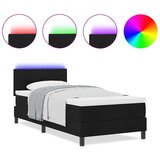 Box spring krevet s madracem Crna 80 x 200 cm tkanina | shoptok.hr